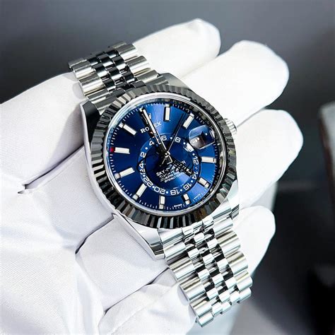 rolex sky dweller blue preis|rolex sky dweller blue price.